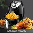 thumbnail image 2 of TFixol Air Fryer A New Generation of Smart Fume Free Household 1500W High Power 5.5L Large Capacity Electric Fryer French Fries Machine, 2 of 6