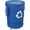 Blue, variant on Deluxe Durable Pop-Up Trash Can – Collapsible Garbage Bin with Zippered Lid, Bag Clips, and Anchoring Points for Camping, Home, and Outdoor Use