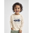 thumbnail image 5 of The Children's Place Baby & Toddler Boys Long Sleeve Embroidered Vehicle Top, Sizes 6M-5T, 5 of 5
