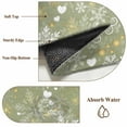 thumbnail image 2 of Christmas Green Kitchen Runner Rug 2x6 Washable Runners for Hallway Non Slip Xmas Winter Snowflakes New Year Holiday Large Area Rug Indoor Floor Carpet for Bathroom Laundry Entryway Bedroom, 2 of 8