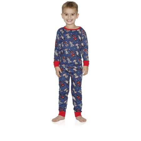 Dead Tired Boys' Pajamas Cotton Lounge Pants and Long Sleeve Top ...