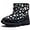 Glitter Black, variant on DIOXADOP Boys Girls Toddler Snow Boots Waterproof Slip Resistant Outdoor Winter Shoes(Toddler/Little Kids/Big Kids)
