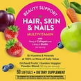 thumbnail image 2 of Nature's Way Alive! Hair, Skin & Nails Multivitamin with Biotin and Collagen, 60 Softgels, 2 of 3
