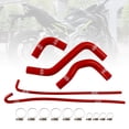 thumbnail image 1 of Silicone Radiator coolant Hose kit For Kawasaki Z900 2017-2024 Red, 1 of 13