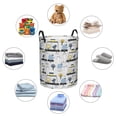 thumbnail image 4 of Lsque Lion Hippo Elephant On The Car Pattern Laundry Hamper Basket, Tall Woven Rope Hamper Basket for Clothes, Lightweight Storage Basket, Collapsible Waterproof-Medium, 4 of 6