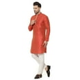 thumbnail image 3 of Men's Handmade Silk Blend Festive Kurta with Bottoms, 3 of 3