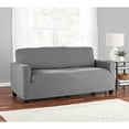 thumbnail image 3 of Mainstays Stretch Cotton blend Loveseat Slipcover, Charcoal Gray, 3 of 10