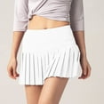 thumbnail image 2 of ZUKMRJPC Womens Pleated Tennis Skirts with Shorts High Waisted Mini Skirt Golf Skort Athletic Skirts Workout Pickball, 2 of 5