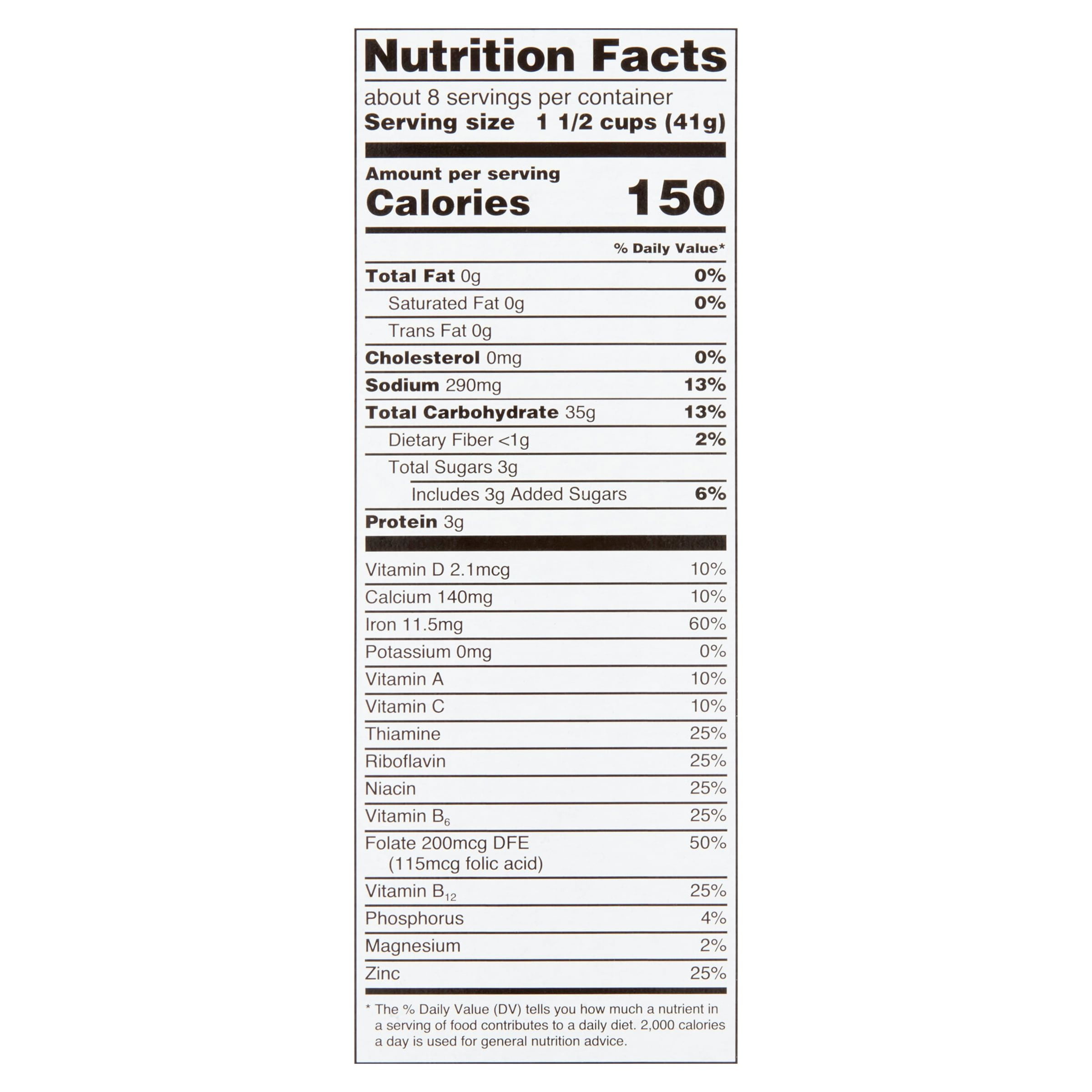 Great Value Rice Squares Breakfast Cereal, 12 oz