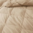thumbnail image 4 of Peace Nest 360 Thread Count Lightweight White Goose Down Fiber and Feather Comforter, Ginger Root, Cal King, 4 of 6