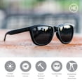 thumbnail image 3 of Gafas de sol Knockaround Premium Sport Polarizadas para Correr Negras, 3 of 9