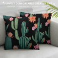 thumbnail image 3 of COMIO  Cute Cactus Pillow Covers, Green Plant Throw Pillow Covers Decorative Farmhouse Pillowcases Couch Cushion Case for Living Room Sofa Outdoor Home Decor, 3 of 5