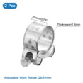 thumbnail image 2 of Abrazadera de manguera T-Bolt Uxcell 2Pack 29-31mm Abrazaderas de intercooler de acero inoxidable 304, 2 of 5