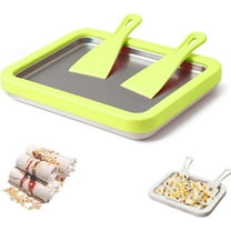 Yippzo Rolled Ice Cream Maker, At Home Rolled Ice Cream Kit, Diy Homemade Rolled Ice Cream Tray, Suitable for Families and Parties