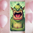 thumbnail image 3 of Green Monster Cartoon Kids Banner for Birthday Party Halloween Decoration Room Decor, 3 of 9