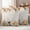 Grey Yellow, variant on Fall Grey Orange Outdoor Waterproof Pillow Covers, Thanksgiving Pumpkins Rustic Maple Leaf Decorative Square Throw Pillowcase Sofa Cushion Sham for Patio/Couch/Chair, 20"x20" 2 Pack