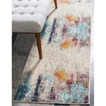 thumbnail image 1 of Unique Loom 3139852 2 ft. 7 in. x 10 ft. Tybee Chromatic Runner Rug, Beige, 1 of 5