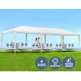 thumbnail image 2 of 10'x10'/20'/30' Outdoor Canopy Tent Heavy Duty Gazebo for Party Wedding BBQ Beach with Removable Walls (10'x30' with 8 Walls), 2 of 5