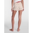 thumbnail image 3 of No Boundaries Print Boxer Sleep Shorts, 3" Inseam, Women's XS-XXL, 3 of 5