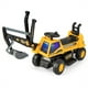 thumbnail image 2 of Costway Tractor Excavadora Infantil a Batería 6V Montable con Asiento Giratorio Movimiento Adelante/Atrás Música 113 x 36 x 39 cm, 2 of 10