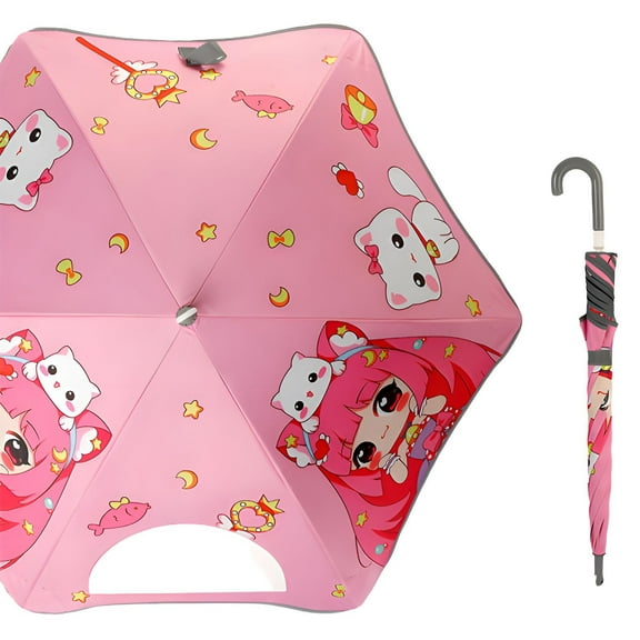 GASTROPOD Kids Umbrella,Vivid Artistic Look Kids Umbrella Boy,Unique and Playful Concept Small Umbrella,Style1