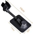 thumbnail image 2 of Wall Mounted Shower Holder Shower Head Holder Shower Holder Self Adhesive Shower Holder Black Shower Holder Wall Mounted Shower Holder For Shower Show, 2 of 5