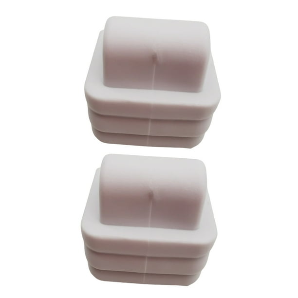 Eigraketly Bloque de tope de freno de patín Almohadilla de tope de rodillo Accesorios de patinaje exterior patinar Blanco Eigraketly OD022044-01