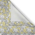 thumbnail image 6 of Ambesonne Luau Grommet Curtain, Hawaii Vegetation Vintage, 50" x 54", Pale Yellow Pale Grey, 6 of 6