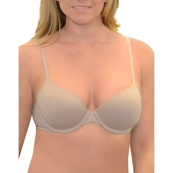 Calvin Klein FRESH TAUPE Perectly Fit Memory Touch T-Shirt Bra, US 30C, UK 30C