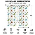 thumbnail image 2 of Blackout Kids Curtains,White Dinosaurs Volcanoes Cacti Pattern Childrens Insulated Curtains Set Of 2,Bedroom Essentials,Toddler Room Decor 42"x84", 2 of 5