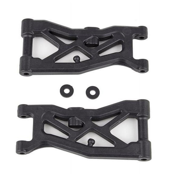 Team Associated ASC92328 RC10B74.2 FT Carbon Front Suspension Arms for Gull Wing