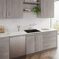 thumbnail image 4 of Black Matte 24" x 18" Fireclay Undermount / Drop In Fireclay Kitchen Sink, 4 of 9