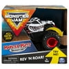 Monster Jam, Official Monster Mutt Dalmatian Rev ‘N Roar Monster Truck, 1:43 Scale