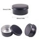 thumbnail image 5 of 10 Paquetes de Tarros VacíOs de 80 Ml, Latas de Aluminio Redondas Negras con Tapa de Rosca, Latas de Acero MetáLico, Caja de Latas de BáLsamo Labial, Envases CosméTicos, 5 of 5