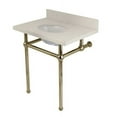 thumbnail image 2 of Kingston Brass Templeton White Quartz Rectangular Undermount Bathroom Sink with Overflow, 2 of 2