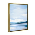 thumbnail image 4 of Stupell Industries Blue Beach Shore Nature Painting Gold Floater Framed Art Print Wall Art, 25 x 31, 4 of 10