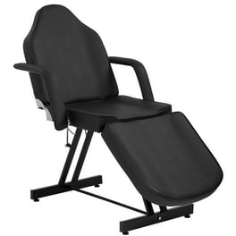 Paddie Portable Tattoo Chair Table with Storage Bag Foldable Massage Table Lash Bed 2 Section Folding Black Walmart