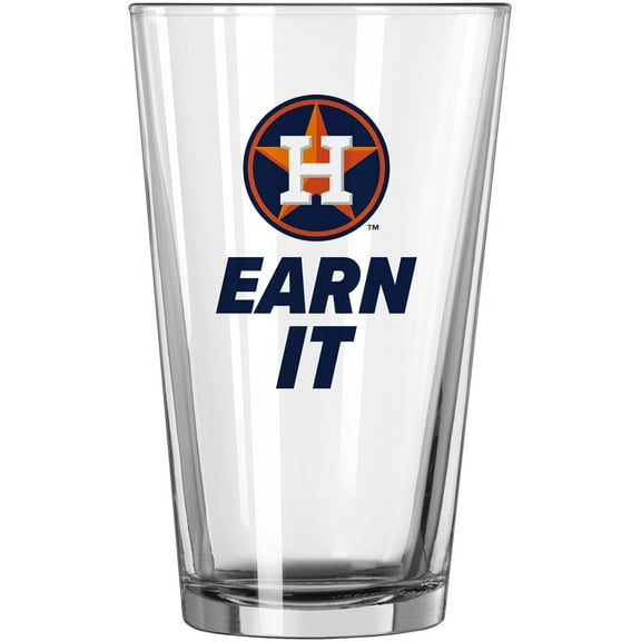 Houston Astros 16oz. Team Slogan Pint Glass