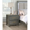 thumbnail image 2 of Coaster Kieran Transitional 2-drawer Wood Nightstand Bedside Table Gray, 2 of 13