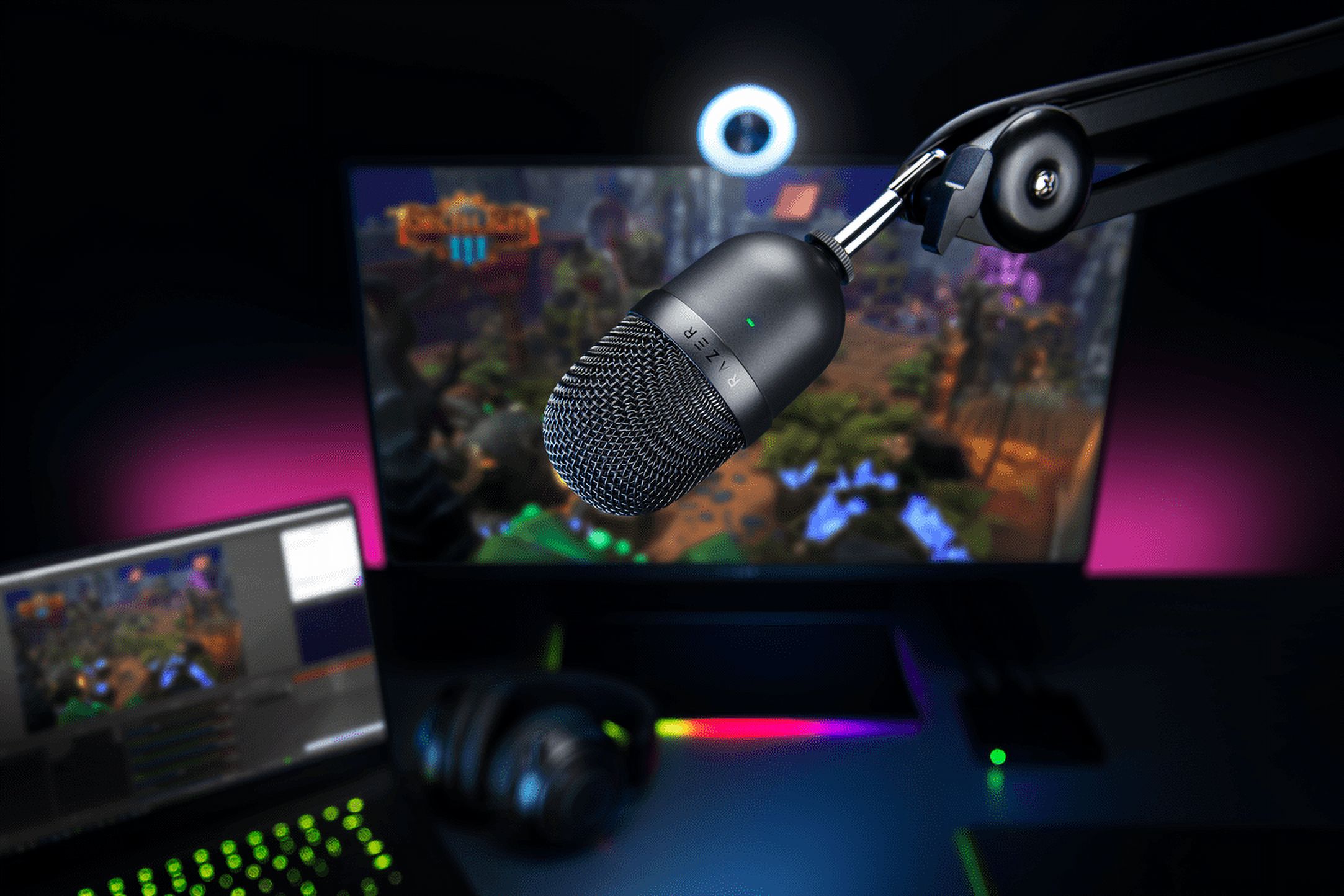 Razer Seiren Mini USB Ultra Compact Condenser Microphone for Streaming and Gaming on PC, Black - image 3 of 3