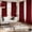 Red, variant on 4pcs Burlap Linen Blackout Curtains For Living Room/Bedroom, Back Tab Faux Linen Textured 100% Blackout Drapes, Thermal Insulated Privacy Protection Farmhouse Window Curtains
