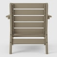 thumbnail image 5 of WestinTrends Avalon Outdoor Patio HDPE Deep Seating Armchair (Set of 2), Weathered Wood, 5 of 6