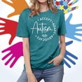 thumbnail image 4 of Autism Awareness T Shirts for Women 2026 Summer Casual Short Sleeve Crewneck Graphic Tees, 4 of 5