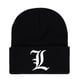 thumbnail image 1 of Gorro de punto Deaths Notes Anime para invierno, 17 x 20 cm, 1 of 1