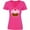 Hot Pink, variant on Inktastic Cupcake Women's V-Neck T-Shirt