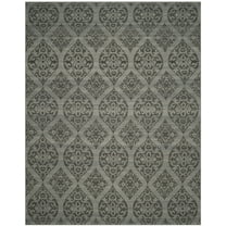 SAFAVIEH Kilim Josif Geometric Wool Area Rug, Grey/Dark Grey, 8' x 10'