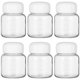 thumbnail image 2 of 6 botellas de agua de vidrio, botellas de agua de vidrio transparente de 10 oz, pequeñas botellas de jugo a prueba de fugas con báscula, lindos frascos para leche, té, bebidas, servir bebidas frías y, 2 of 6