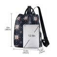 thumbnail image 3 of FORMRS Women's Travel Backpack Purse Anti-Theft Hidden Pockets Casual Shoulder Bag, Red Fireworks Pattern, 3 of 7