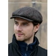 thumbnail image 2 of Mucros Weavers Men's 100% Wool Tweed Flat Kerry Flat Cap Made in Ireland, 2 of 5