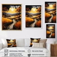 thumbnail image 4 of Designart "Farm Golden Harvest Painting I" Landscape & Nature Floater Framed Canvas Wall Art, 4 of 7